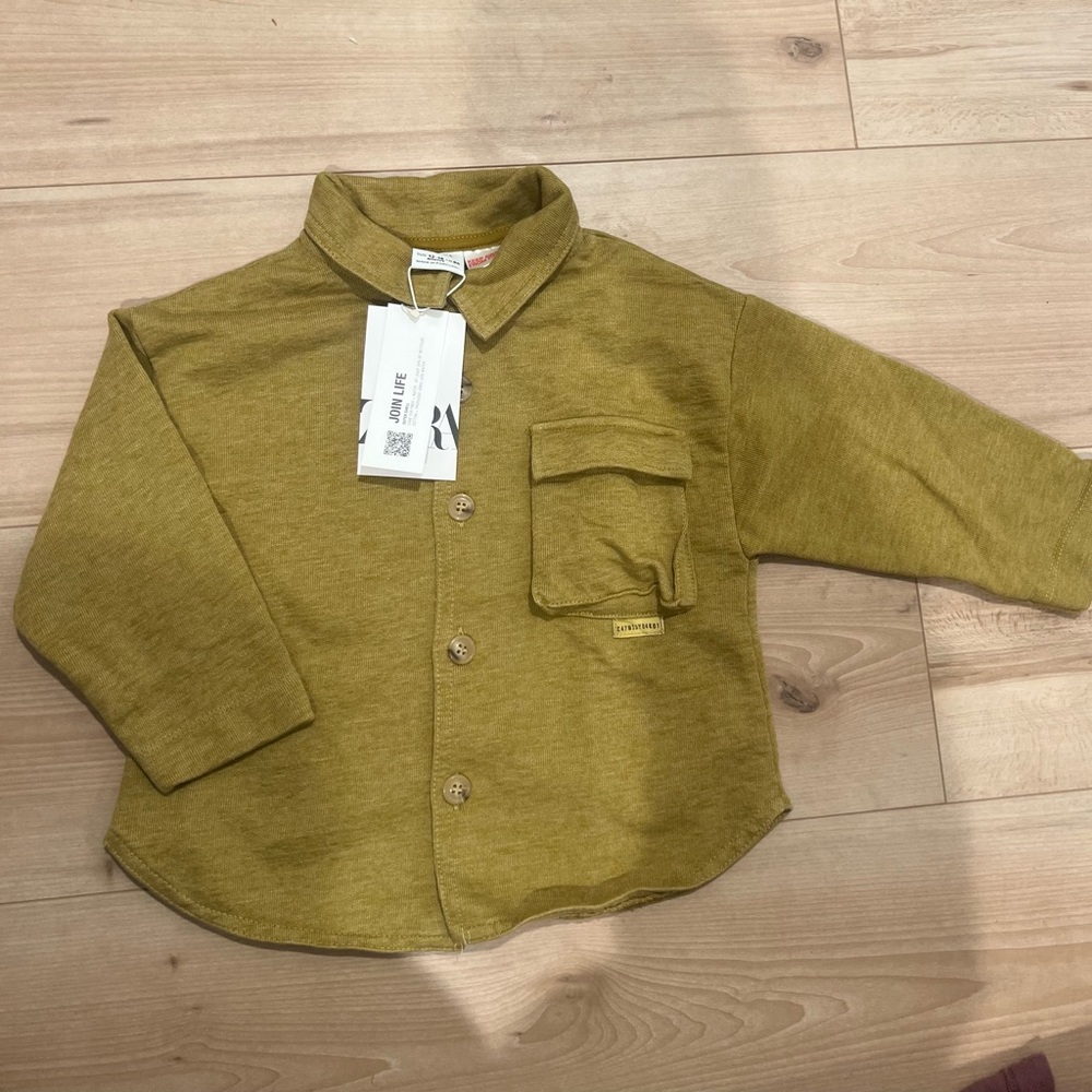 ZARA BUNDLE | NWT boys 9-12m, 12-18m jeans long sleeve tee, button down shirt
